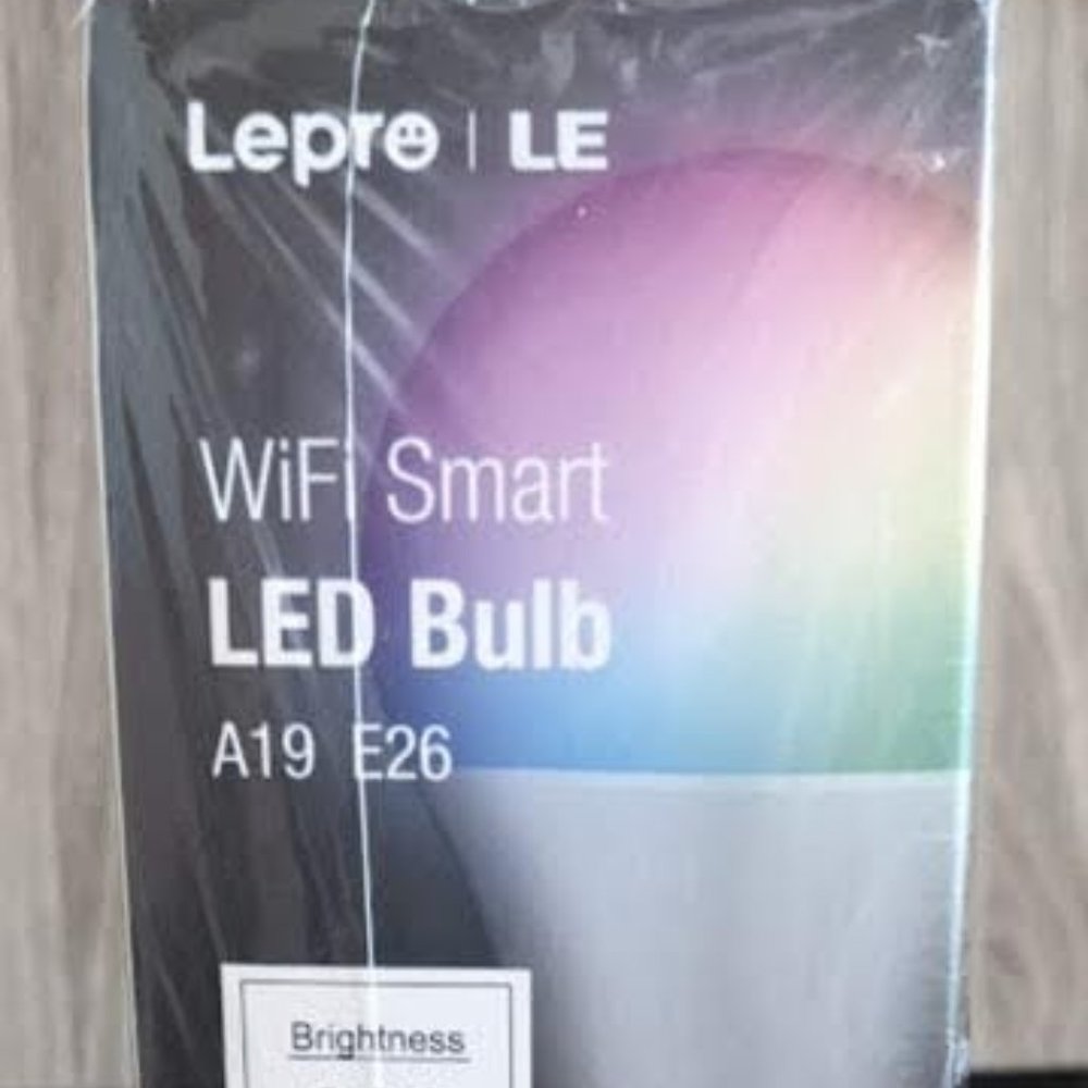 Lepro Google and Alexa Smart LE Wi-Fi LED Light Bulb Color Changing A19 4 Pack